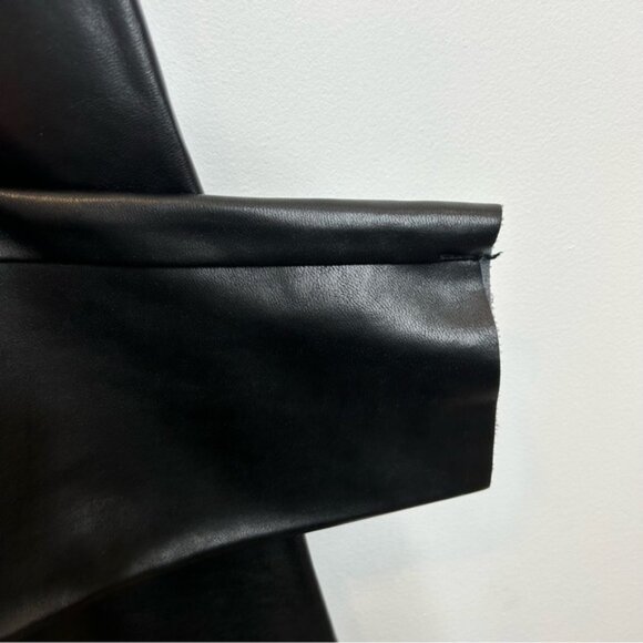 Aritzia Wilfred Free Faux Leather Leggings Black - Picture 3 of 6